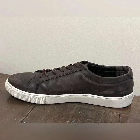 Freebird Newport Brown Leather Sneakers Mens size 12 - Picture 3 of 11